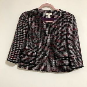 Ann Taylor Loft Womens Size 6 Tweed Plaid